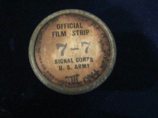 Ww 2 1942 Army Signal Corp Official Film Strip 7 - 71 Browning Machine Gun 50 Cal