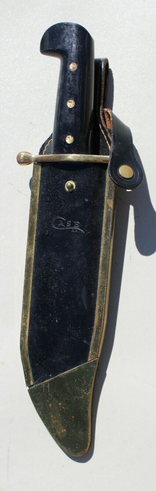 Vintage Usa Case Xx 1836 Davy Crockett Bowie Fixed Blade Hunting Knife