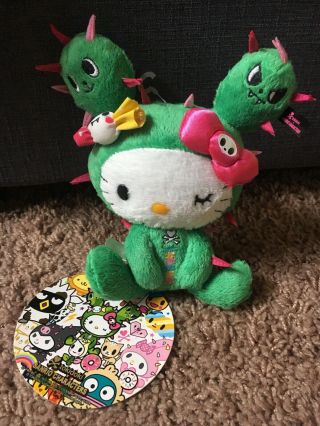 Tokidoki X Sanrio Hello Kitty Sandy Cactus Plush