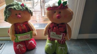 Christmas Gingerbread Dolls - Boy And Girl Set - Once