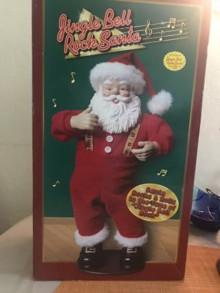 Jingle Bell Rock Dancing Santa Christmas Fantasy Ltd 1998 Collectibles ...