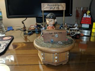 Lucy - Peanuts - Music Box " Try To Remember " Mvmt By Thorens Made By Anri