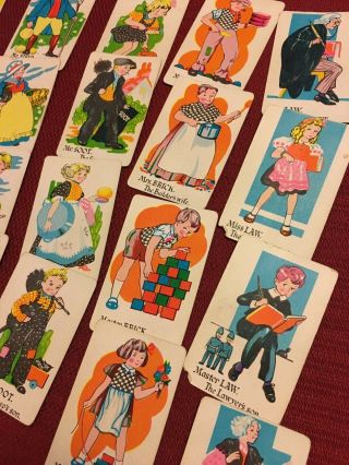 Happy Families Vintage Playing Card Game Chad Valley Complete
