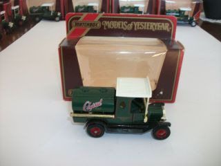 Model Of Yesteryear Y - 3 - 4 Ford T Tanker Castrol Issue 1 Dark Tan Seats Difficult