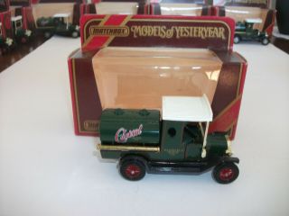 Model Of Yesteryear Y - 3 - 4 Ford T Tanker Castrol Issue 3 Black Seats Scarce