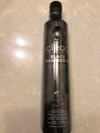 Ciroc Vodka Bottle 750ml (empty).  Black Raspberry