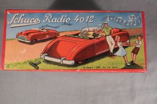 Schuco Radio 4012,  Wind - Up Musical Car,  Thorens Swiss Music Box,  Box Only,  Scarce