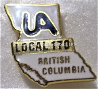 Ua Local 170 Plumbers Pipe Fitters & Steamfitters United Association Pin