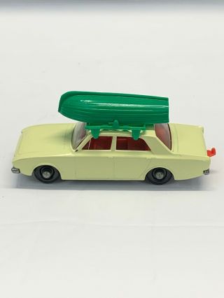 Vintage Die Cast Matchbox Series No.  45 Ford Corsair With Boat By Lesney England