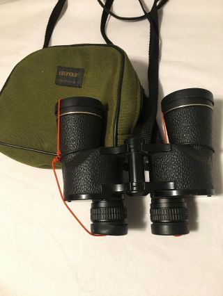 Vintage Leupold Porro I.  F.  10x40 Field 6.  6 Degree Binoculars W/case