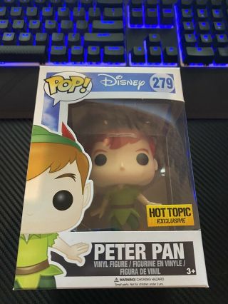 Funko Pop Disney Peter Pan 279 Hot Topic Exclusive