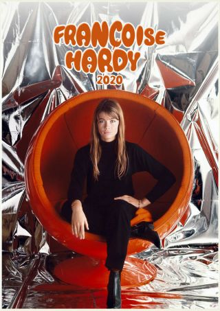 2020 Wall Calendar [12 Page A4] Francoise Hardy Vintage Music Poster Photo M1310