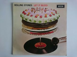 The Rolling Stones Let It Bleed Decca Skl 5025 Mick Jagger Ronnie Wood 60 