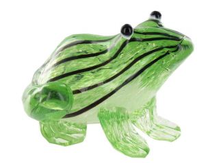Art - Glass Frog Figurine Heavy Deluxe Gift Paperweight