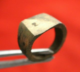 Ww2 Wwii Ww2 German Relic - Soldier Trench Art Unfinished Ring