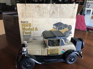 (1980) Jim Beam 1928 Model A Ford Decanter W/box And Papers
