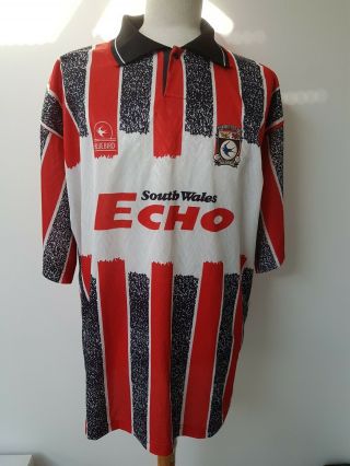 Cardiff City Fc 3rd Shirt 1993 - 94 Bluebirds Wales Vintage 42/44