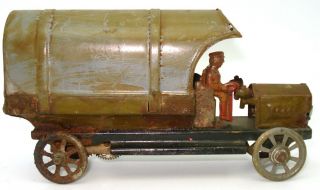 German Penny Toy Truck Wind - Up - Circa 1910 Meier,  Distler,  Cko,  J.  D.