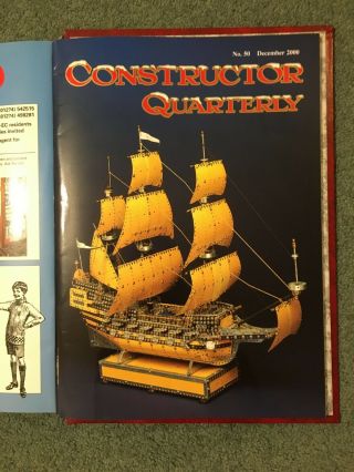 Constructor Quarterly Meccano Issues 41 - 50,  September 1998 to December 2000 2