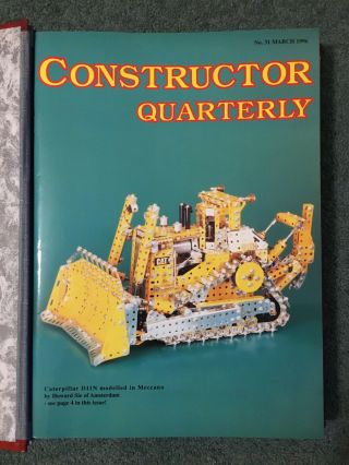 Constructor Quarterly Meccano Issues 31 - 40,  March 1996 To June 1998