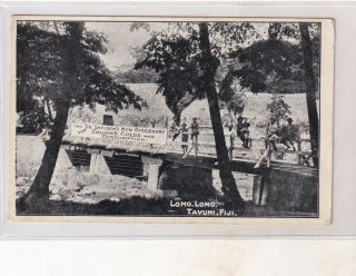 Vintage Postcard Dr Sheldon Coughs And Colds Lomo Lomo Tavuni Fiji 1900s