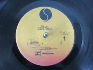 THE CULT - Sonic Temple Korea Pink Back Cover Vinyl LP 3
