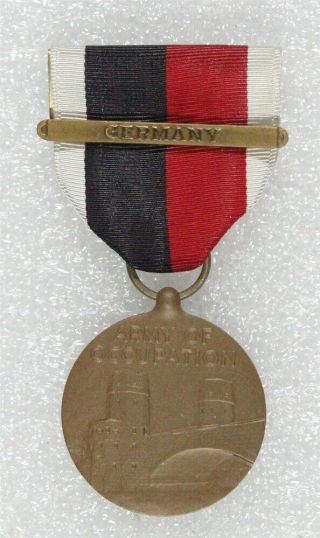 Us Military Medal: Wwii Occupation,  Army W/germany Bar