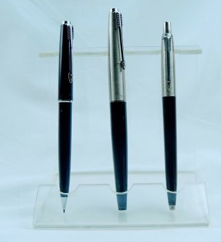 Parker 45 Triple Set Fountain Pen,  Pencil & Ballpoint - Convertor - Refills P9