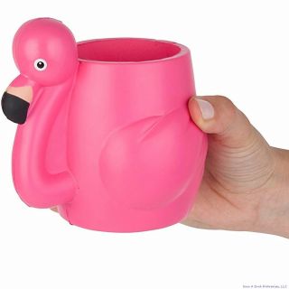 Pink Flamingo - Drink Can Bottle Beer Soda Cooler Foam Holder - Bigmouth Inc