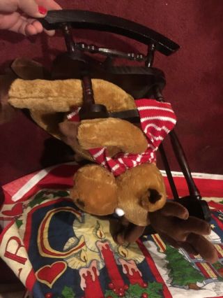 Grandma Got Run Over Reindeer Rocking Chair Animated Musical Christmas Dan Dee 3