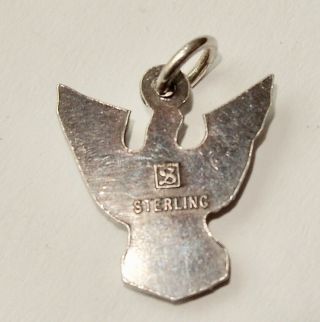 VINTAGE STANG STERLING SILVER BOY SCOUTS OF AMERICA BSA EAGLE CHARM PENDANT 3