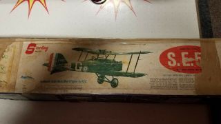 Sterling R/c Model Airplane Kit Fs - 22 S.  E.  5 Ww1 Bi - Plane For Rc Vintage