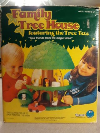 Vintage 1975 Kenner General Mills Tree Tots Family Tree House With Instructions