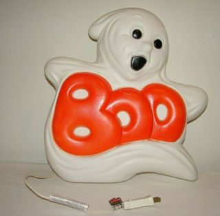 Blow Mold Boo Ghost Light Up Grand Venture