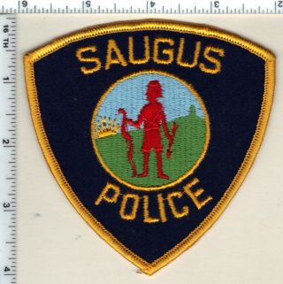 Saugus Police (massachusetts) Shoulder Patch - From 1987