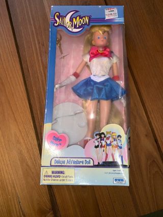 Sailor Moon Deluxe Adventure Doll 11.  5 " Irwin Rare Action Figure Doll Nib
