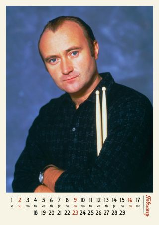 2020 Wall Calendar [12 pages A4] THE GENESIS / PHIL COLLINS Photo Poster 1359 3