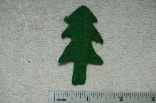 Vintage Boy Scout 1930 ' s Felt Pine Tree Patch 2