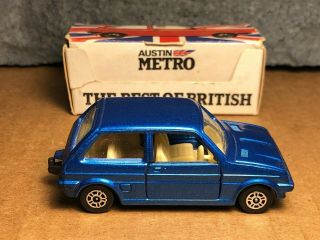 Vintage Corgi | Austin Mini Metro | Blue | 1981 | |