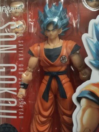 Bandai S.  H.  Figuarts Dragon Ball Saiyan God Son Goku Ssgss Action Figure