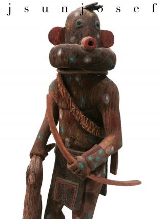 Signed Vintage Hopi Kokosori Kachina Doll By Bryan Loma