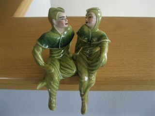 Mid - Century Modern Ceramic Arts Studio Maurice & Michele Shelf Sitter Figurines