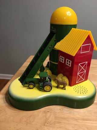 John Deere Tractor Sound Coin Sorter - Deluxe Bank Toy Farm Barn Tractor Cow