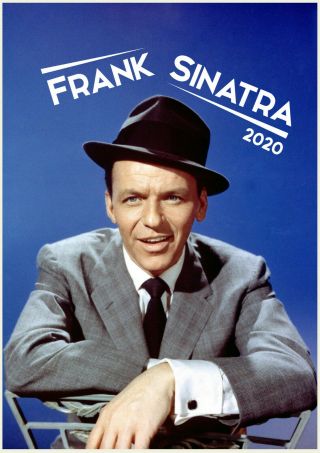 2020 Wall Calendar [12 Pg A4] Frank Sinatra Vintage Music Photo Poster M3 - 1540