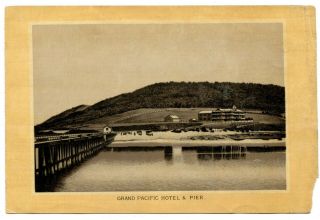 Lorne Grand Pacific Hotel & Pier Printed Line Drawing