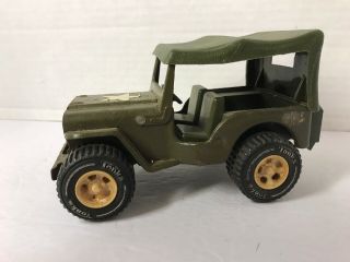 Vintage 1960’s/1970’s Tonka Army Jeep Pressed Steel Toy