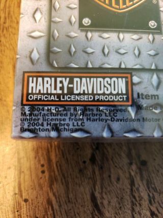 Harley Davidson - 2 Decks Casino Quality Playing Cards,  1 Black 1 Orange 3