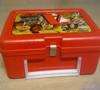 Vintage - THE A TEAM - TV Show Plastic Lunch Box 1983 THERMOS 3