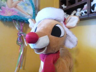 Rudolph The Red Nosed Reindeer PLUSH CHRISTMAS Porch Door Greeter 21 