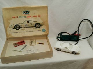 K&b Aurora Vintage 1/25 Ford Gt Slot Car